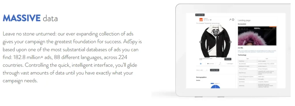AdSpy - Massive Ad Database