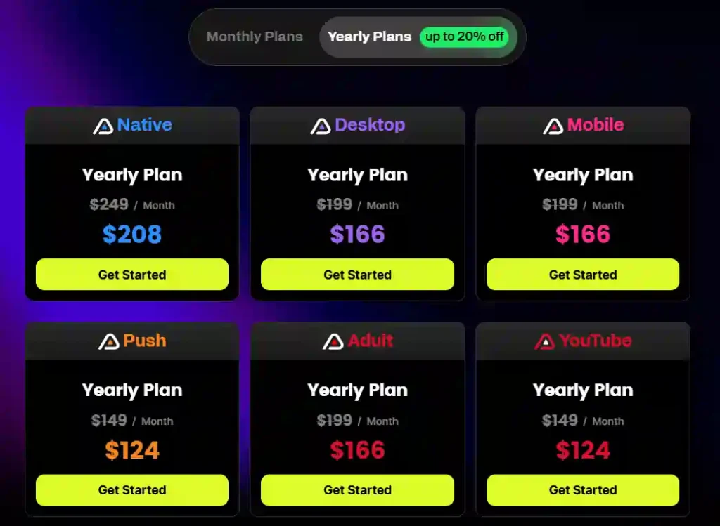 Adplexity Pricing Plan