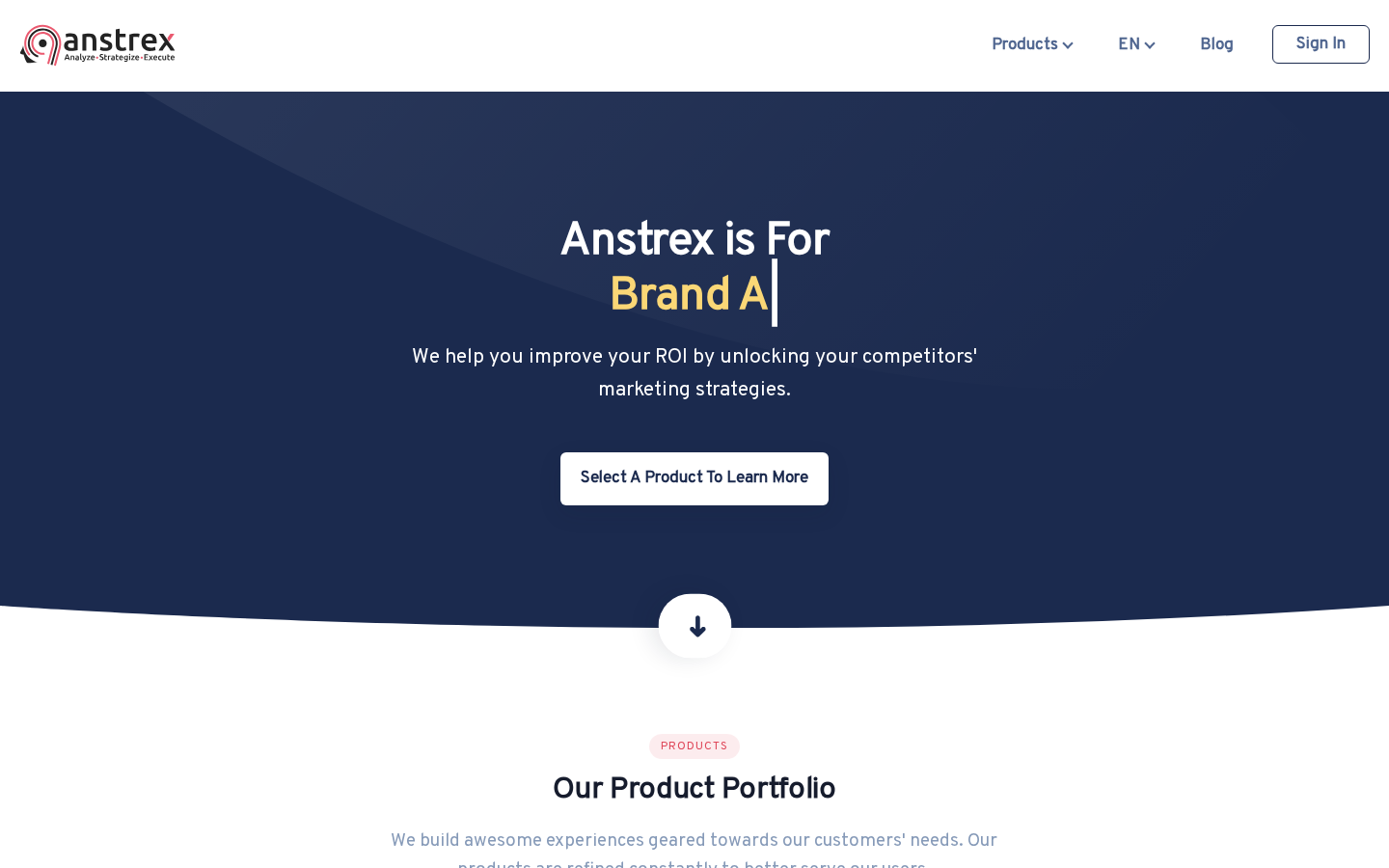 Anstrex search for native ads with GEO, device and network filters